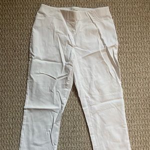 Classy White Pants | Womens 90s Contemporary Casual Trendy Summer Lightweight